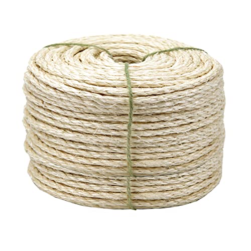 thumbnail image 2 of Sisal Rope For Cat Scratcher 1/4 Inch Sisal Rope 164ft 2 of 12